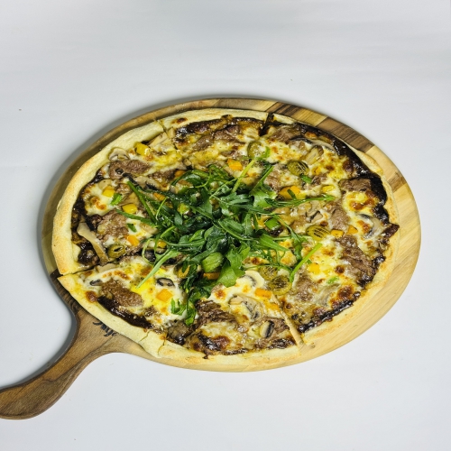  عکس پيتزا سير و استيک